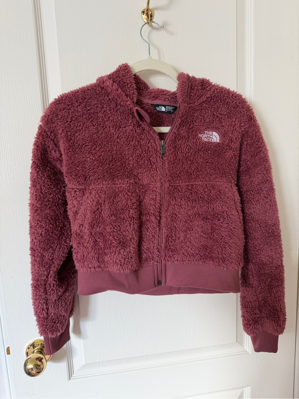 The North Face Plush Fleece Zip Hoodie - Rose Pink